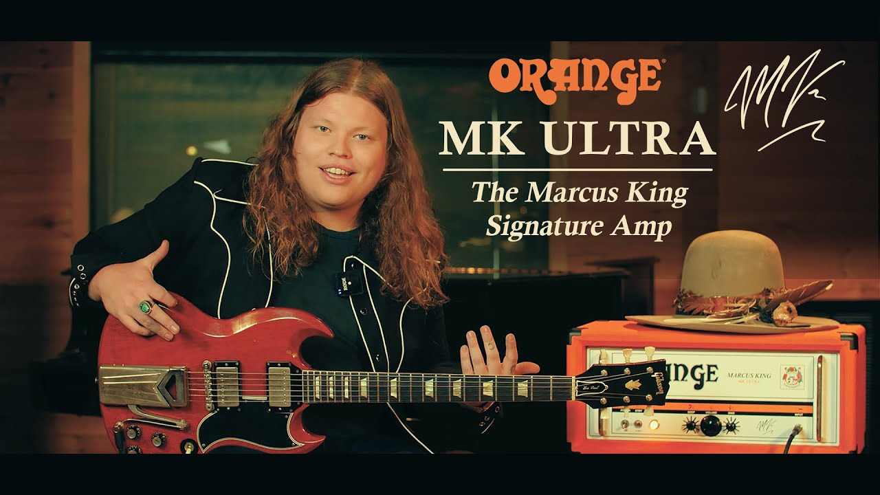 Marcus King introduces his Orange signature model MK ULTRA - YouTube