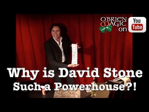 Why is David Stone such a POWERHOUSE?! | Anatomy of a Performance | Advice for Magicians