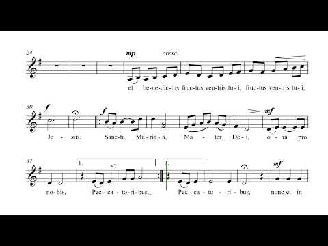 Ave Maria, Gratia Plena Josu Elberdin Alto 1