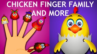 Chicken Finger Family & More Rhymes - Nursery Rhymes Collection