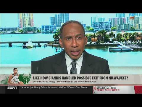 FIRST TAKE | Stephen A. reacts to Giannis Antetokounmpo drops latest stance on Bucks future