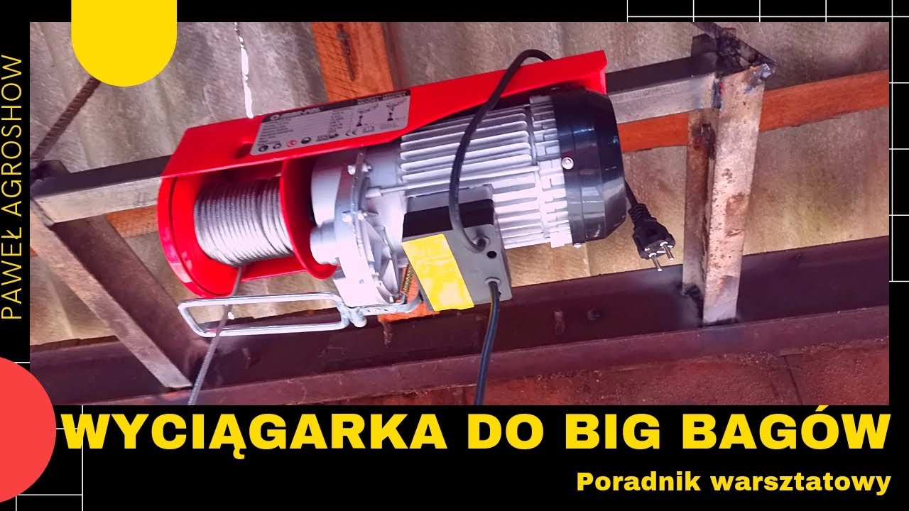 Wyciągarka do BIG BAGÓW z Nawozem