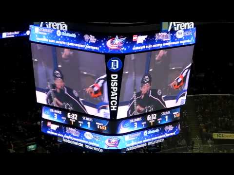 Columbus Blue Jackets Ryan Johansen Goal vs. St. Louis Blues 12/14/2013