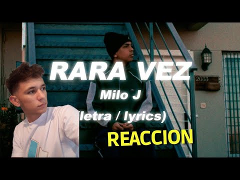 Argentino Reacciona A "TAIU y MILO J: "RARA VEZ"