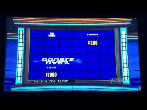 Jeopardy, Jonathan Fisher Day 6 - 1st Daily Double (10/18/21)