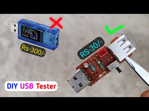 Black usb current voltage tester (voltmeter and ammeter), fo...