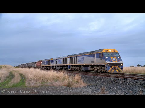 9761V SSR Grain Train With  EL60 EL64 & EL56 (20/5/2023) - PoathTV Australian Railways