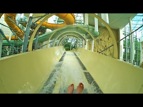 First Uphill Blaster Slide in Hungary | AquaPalota Gyula