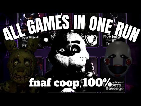 🔴 LIVE - Trying to beat the full Fnaf coop experience 🔴