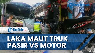 Tabrakan Beruntun 2 Truk dan 1 Motor di Medan, Seorang Pengendara Motor Tewas Masuk Kolong Truk