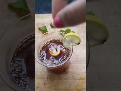 Lemon iced tea😋#shorts #youtubeshorts #tea #lemontea #lemonicedtea