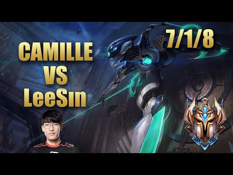 GRF Tarzan Camille Jungle Vs LeeSin - EUChallenger Patch 9.21