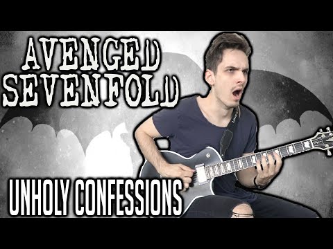 Avenged Sevenfold | Unholy Confessions | GUITAR COVER (2020) + Screen Tabs