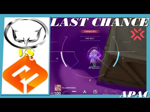 FULL SENSE vs REJECT | All HIGHLIGHTS | Upper Bracket | VCT 2021 APAC Last Chance Qualifier.