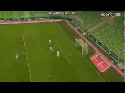 Michal Nalepa gólja a Ferencvárosi TC - Kaposvári Rákóczi FC mérkőzésen 2:0