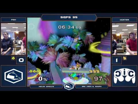S@PS 35 Melee Singles - Fish (Sheik) vs Hunter (Fox) - Winners Bracket