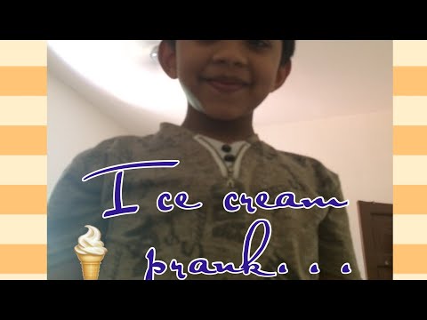 Ice cream 🍦 prank | watch it | Muneera’s Kitchen and life