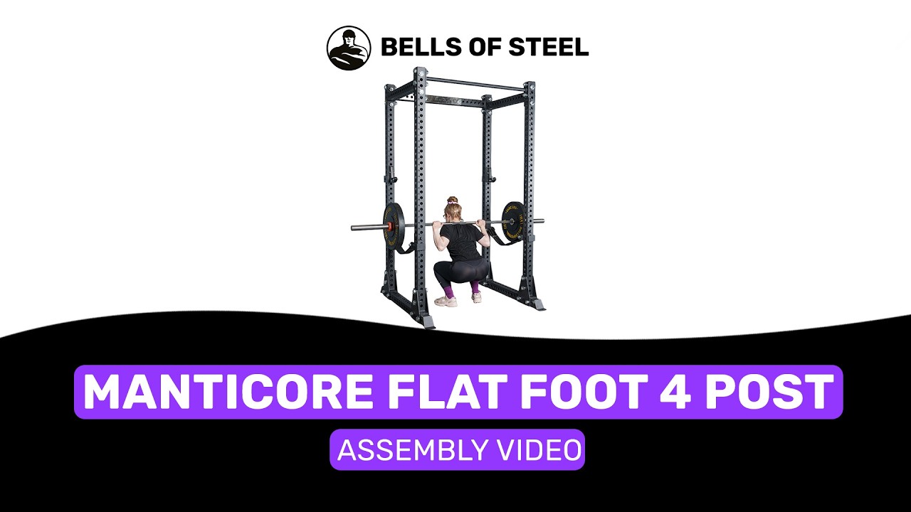 Manticore Flat Foot Power Rack - Prebuilt (3