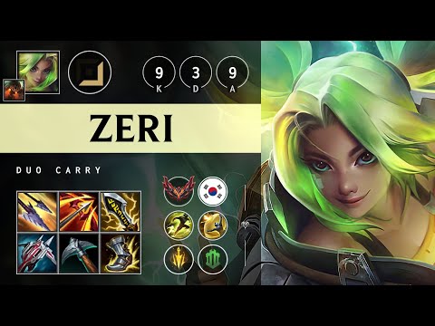 Zeri ADC vs Vayne - KR Grandmaster Patch 25.05