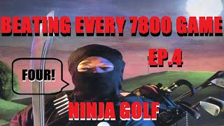 Man vs Atari 7800 Ninja Golf
