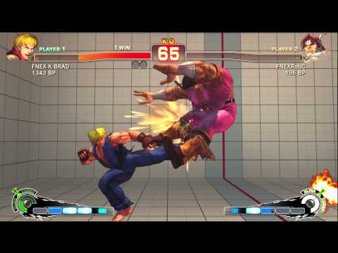 FNEX K BRAD [Ken] vs FNEXRobG [T.Hawk] SSF4 Endless Battle - Xbox Live - TRUE-HD