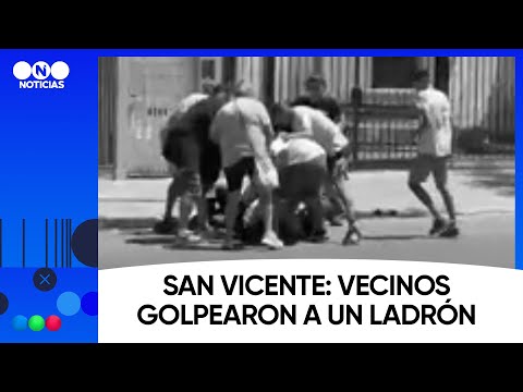San Vicente: vecinos detuvieron a un ladrón a golpes