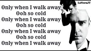 Justin Timberlake - Only When I Walk Away ( The 20/20 Experience 2 of 2 ) Lyrics on Screen