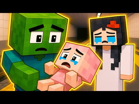 Zombie Boy Helps Lost Baby Find Mother 😢 | Minecraft Animation