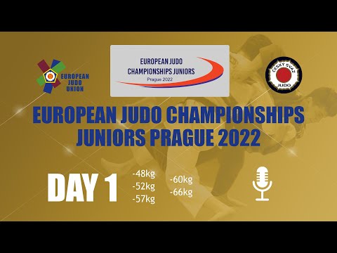 Day 1 - Commentated - European Judo Championships Juniors Prague 2022
