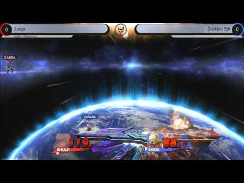 Smash Attack 1 - SSB4 - Zanza vs Duckboii Ent