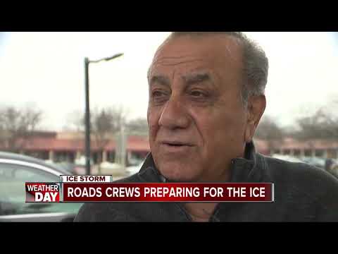 Road crews kick into high gear ahead of first ice storm of the year
