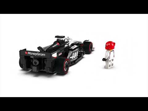 LEGO® Speed Champions Lenktyninis automobilis MoneyGram Haas F1® Team VF-24 (77250) video