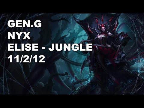 Gen.G Nyx Jungle Elise vs Olaf - KR Challenger Rank Game