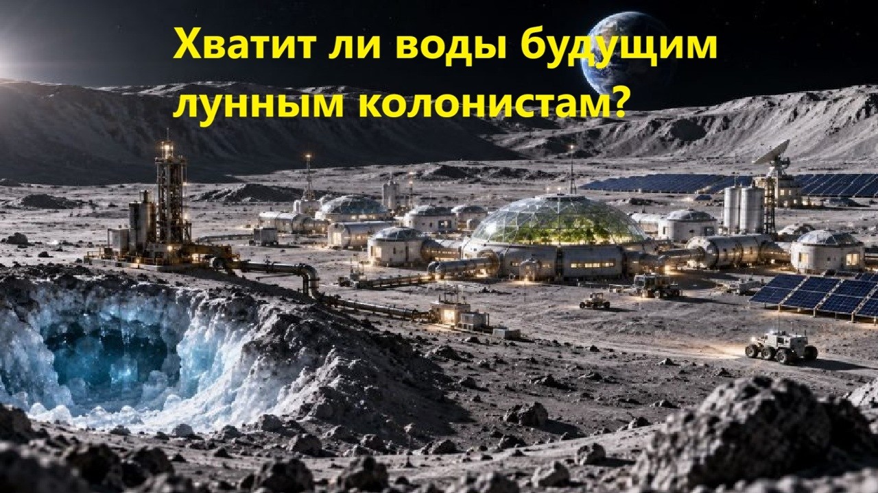 Хватит ли воды будущим лунным колонистам?