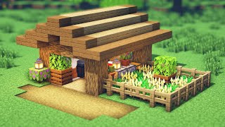 Minecraft: How to Build a Small Open Starter House