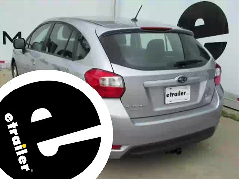 etrailer | Installing the Curt Trailer Hitch Receiver on your 2013 Subaru Impreza