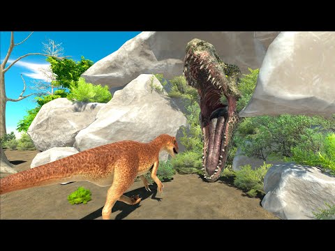 T-REX THE CAVE MONSTER - Animal Revolt Battle Simulator