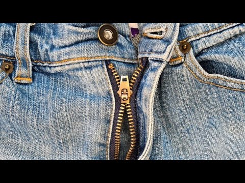 How to fix zipper on jeans