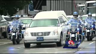 Raw Video: Funeral procession for NOPD Officer Natasha Hunter