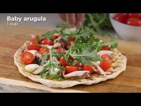How to make: BBQ Chicken Caprese Flatbread