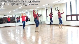 Put On My Boogie Shoes Line Dance - Jaszmine Tan