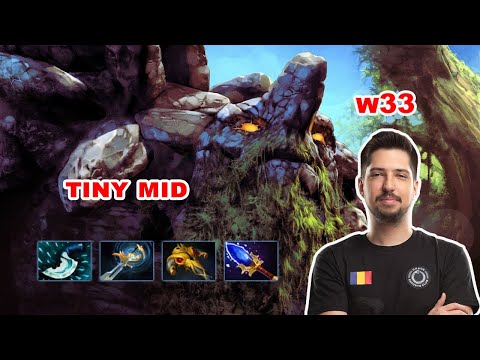 Midlane Nigma.W33 Tiny VS Secret.Nisha Storm - DOTA 2 7.27D - Dota2 Gameplay [Learn To PRO]