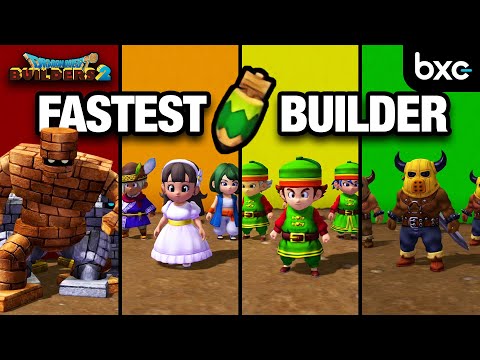 Who's the FASTEST Blueprint Builder & Destroyer? | Dragon Quest Builders 2
