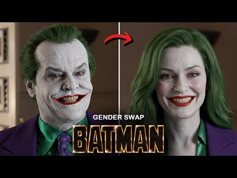 NON CI CREDERAI! I personaggi di Batman di Tim Burton sono di sesso opposto 🦇🤡