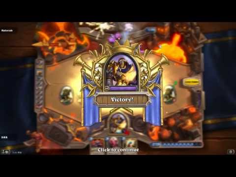 Heroic Maloriak - Cheap Paladin - Hearthstone BRM