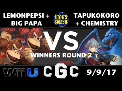 CGC Smash Fall 2017 - Lemonpepsi + Big Papa vs TapuKokoro + Chemistry - Smash 4 Doubles WR2