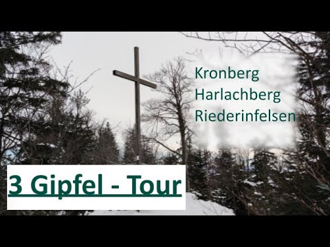 Wandern im Bayerischen Wald: 3-Gipfeltour um Bodenmais: Kronberg, Harlachberg, Riederinfelsen