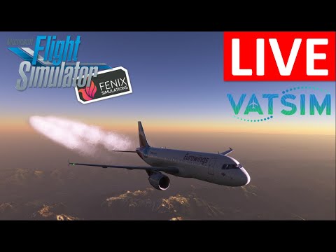 🔴++ LIVE ++🔴 🛫COPENHAGEN - FRANKFURT 🛬 - Fenix A320 | VATSIM | Microsoft Flugsimulator 2020 [MSFS]