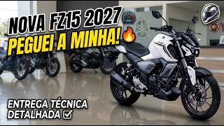 Nova Yamaha Fz15 2027 - Entrega técnica da moto