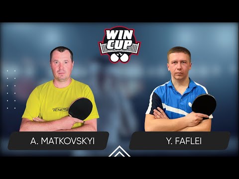 13:00 Andrii Matkovskyi - Yevhenii Faflei West 3 WIN CUP 02.08.2024 | Table Tennis WINCUP